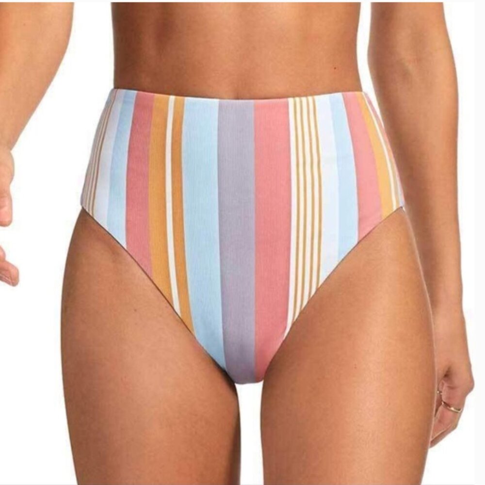Vitamin A Lupe High Waist Bikini Bottom (size XL/14) NWT